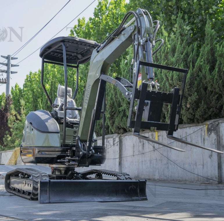 Pallet Fork Attachment for 2.5-3 ton Mini Excavator