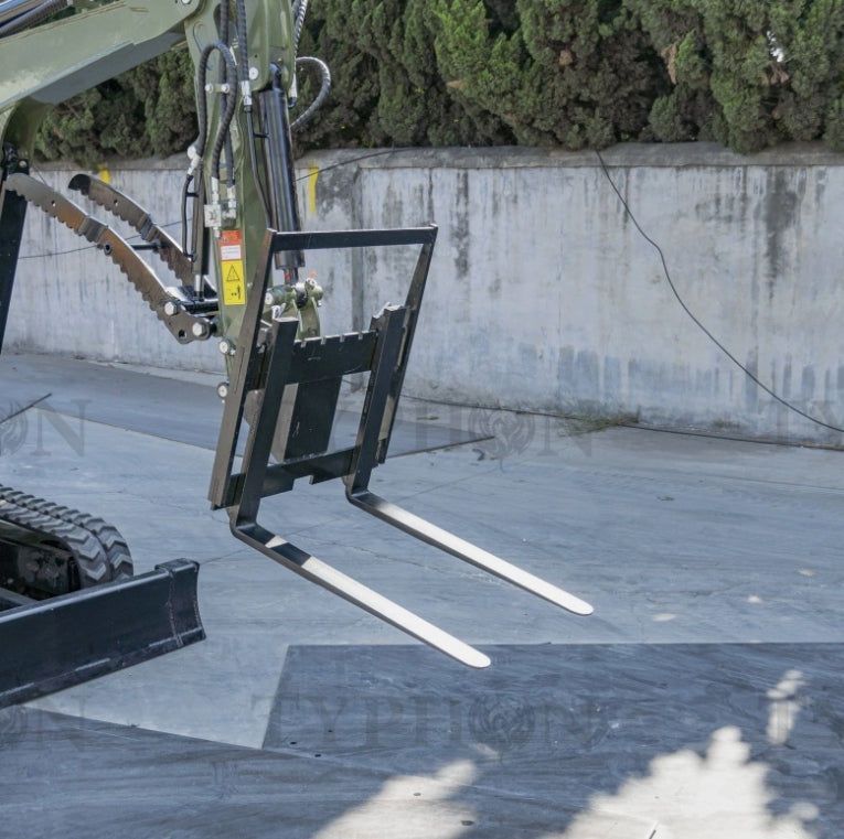 Pallet Fork Attachment for 2.5-3 ton Mini Excavator