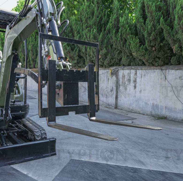 Pallet Fork Attachment for 2.5-3 ton Mini Excavator