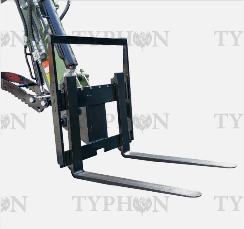 Pallet Fork Attachment for 2.5-3 ton Mini Excavator
