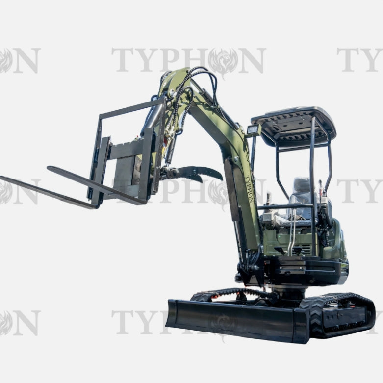 Pallet Fork Attachment for 2.5-3 ton Mini Excavator