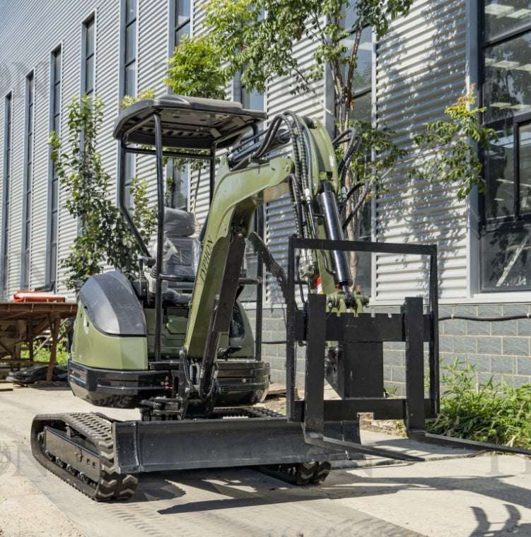 Pallet Fork Attachment for 2.5-3 ton Mini Excavator
