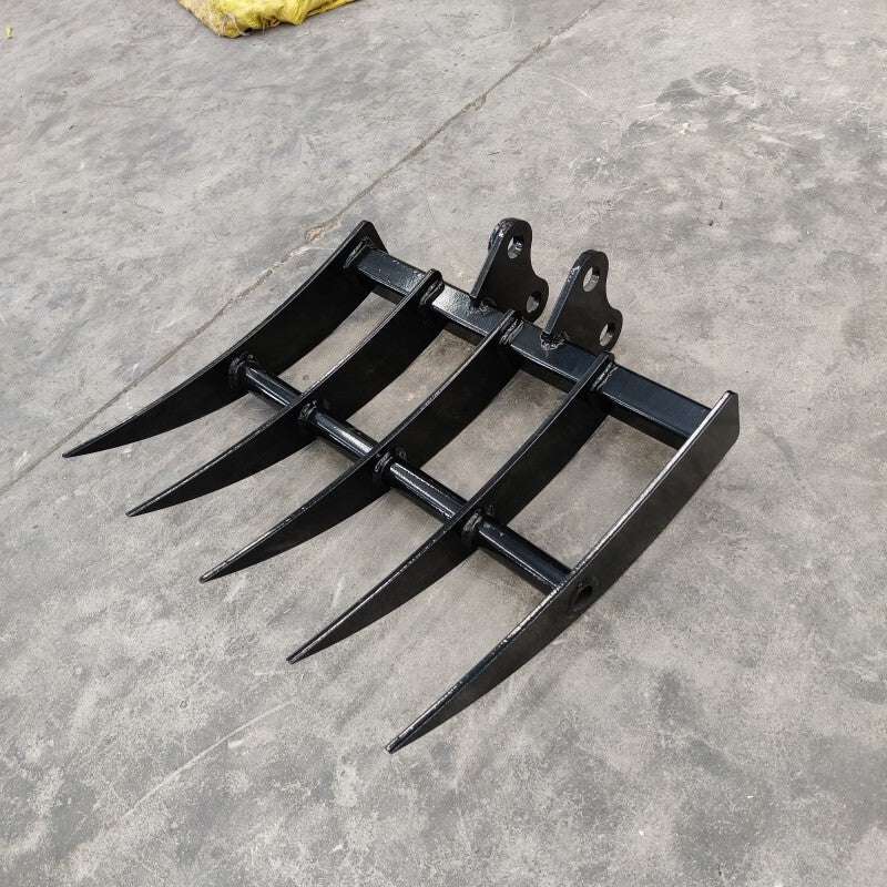 Mini Excavator Rake | Excavator Grading Rake | New Excavator For Sale