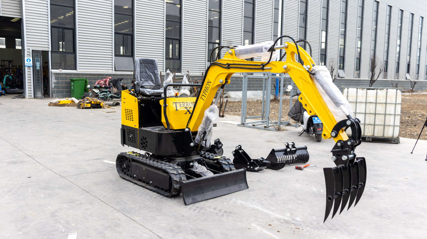Mini Excavator Rake | Excavator Grading Rake | New Excavator For Sale