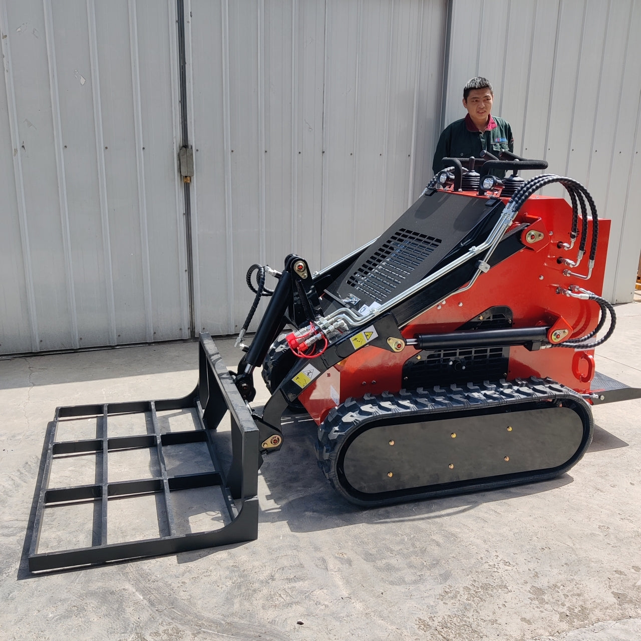 Skid Steer Loader Land Leveler Attachment - New Excavator For Sale