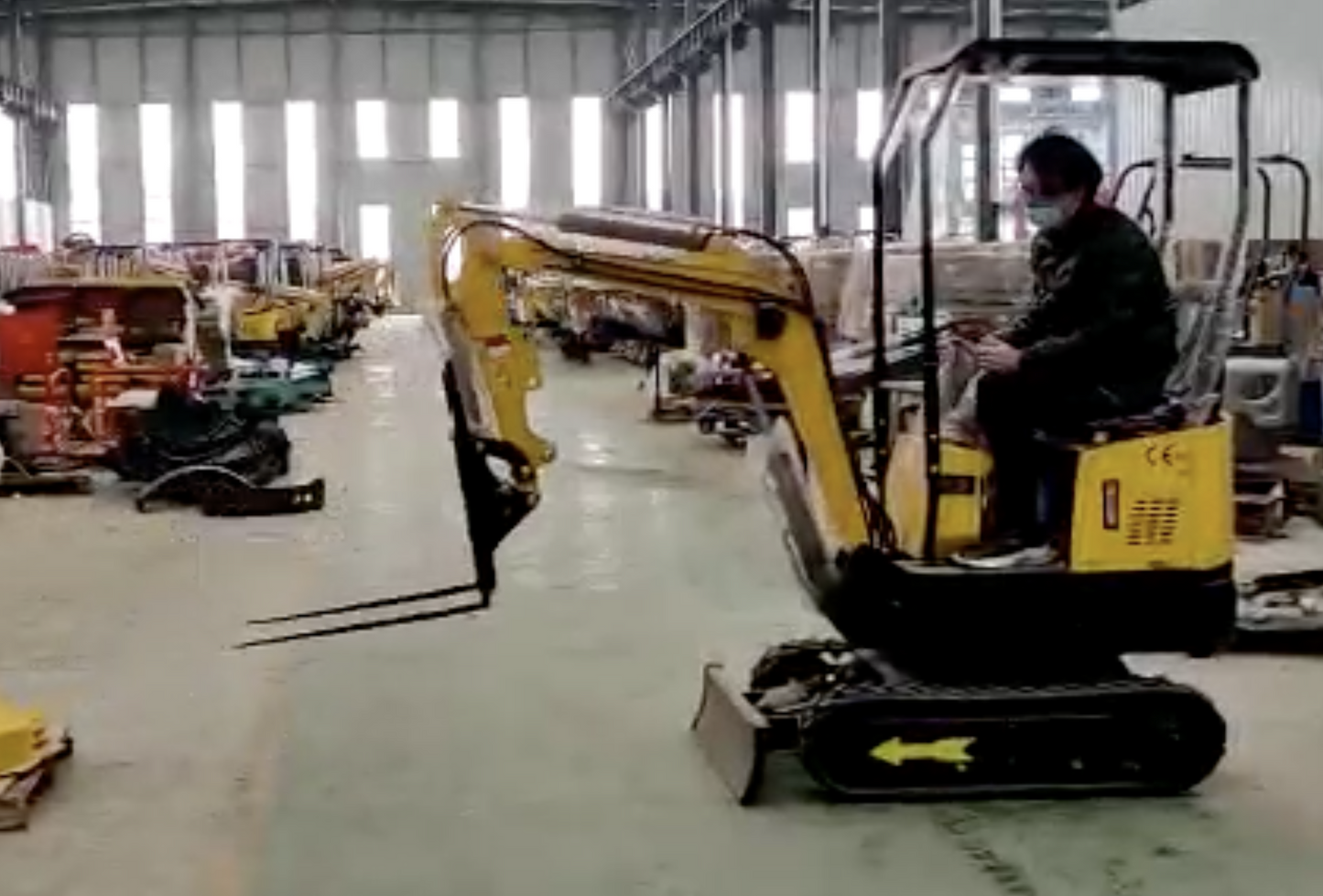 Pallet Fork: Attachment for TYPHON Mini Excavators
