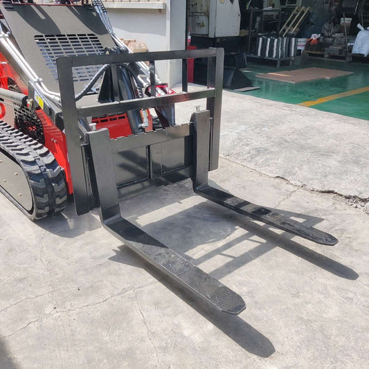 Skid Steer Loader Fork Pallet Attachment - New Excavator For Sale