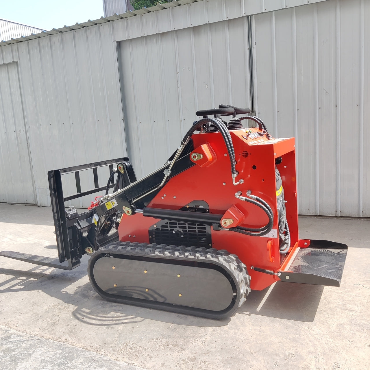 Skid Steer Loader Fork Pallet Attachment - New Excavator For Sale