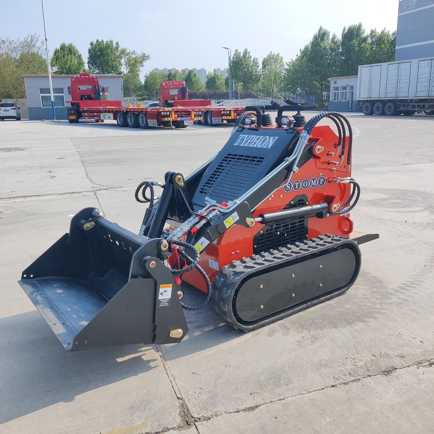 Skid Steer Loader 4 in one Bucket Attachment - New Excavator For Sale
