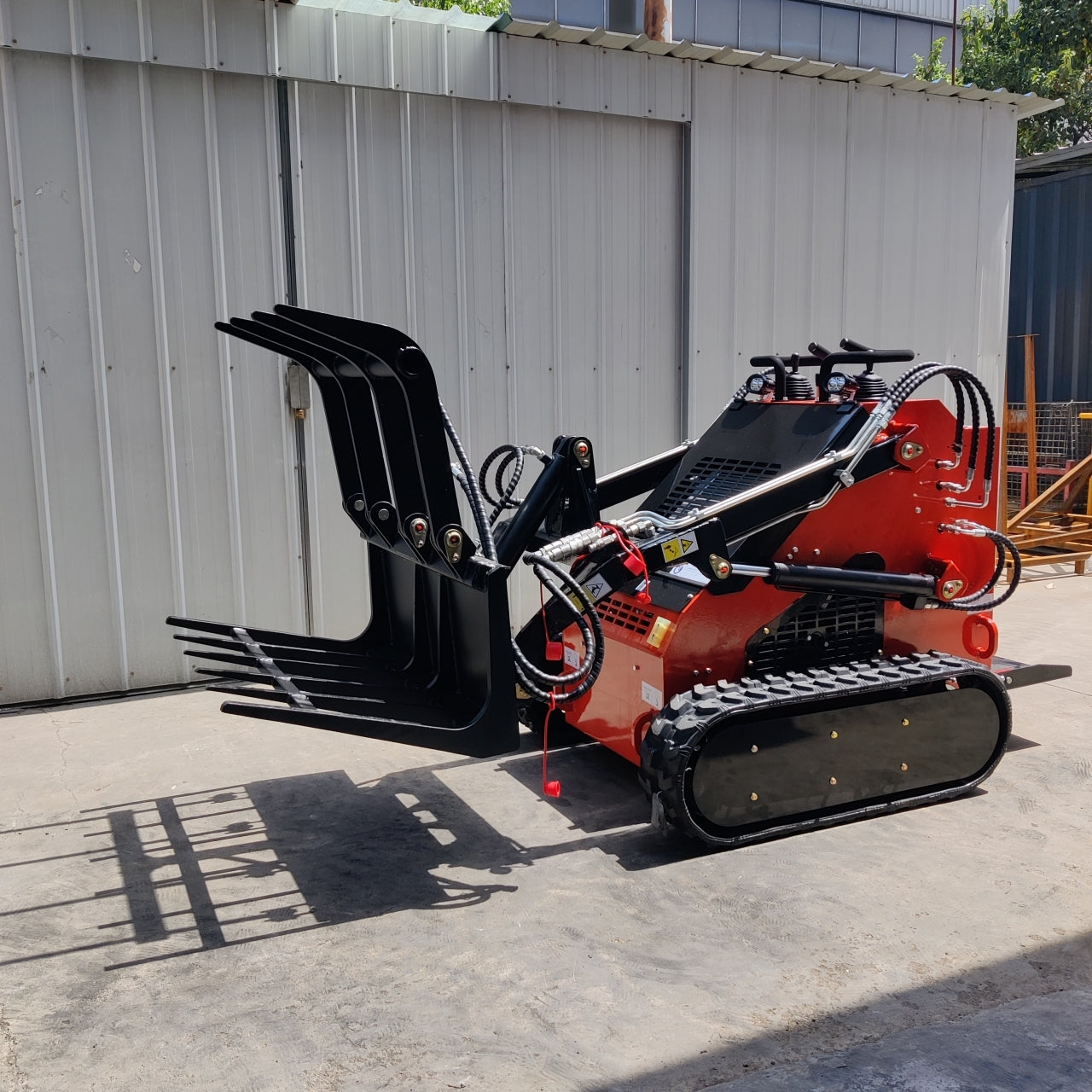 Skid Steer Loader Grappler Grapple Grabber Attachment - New Excavator For Sale