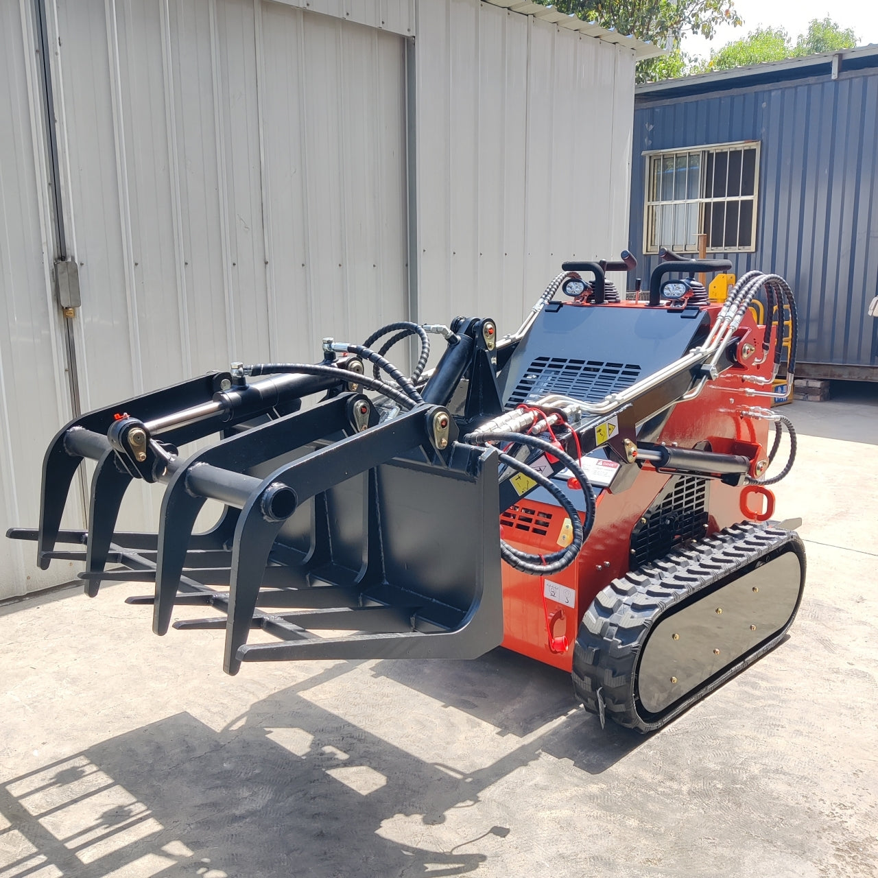 Skid Steer Loader Grappler Grapple Grabber Attachment - New Excavator For Sale