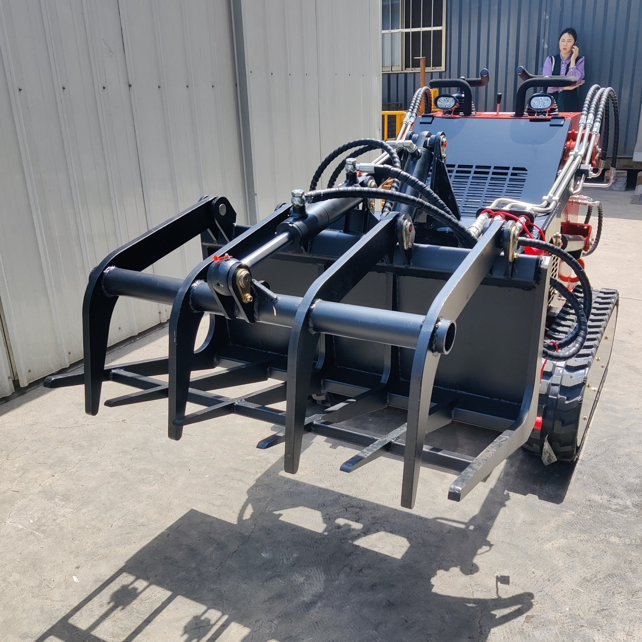 Skid Steer Loader Grappler Grapple Grabber Attachment - New Excavator For Sale