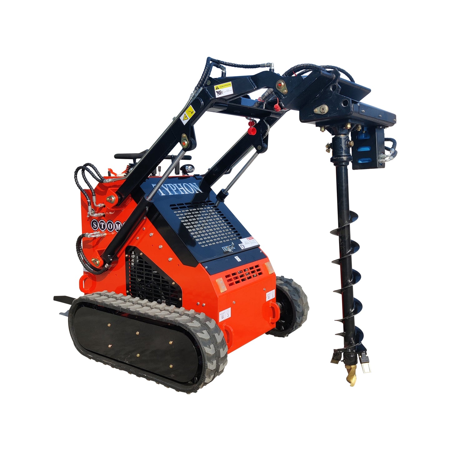 Skid Steer Loader Earth Auger Attachment - New Excavator For Sale