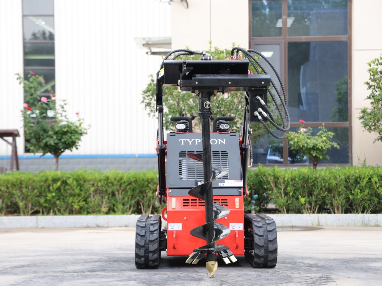 Skid Steer Loader Earth Auger Attachment - New Excavator For Sale