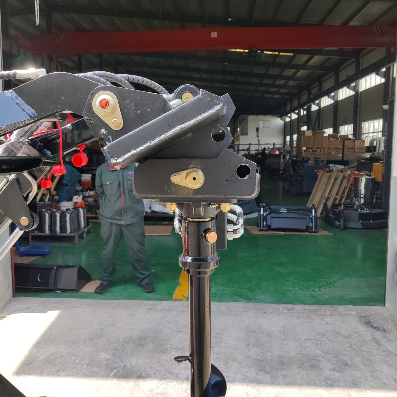 Skid Steer Loader Earth Auger Attachment - New Excavator For Sale