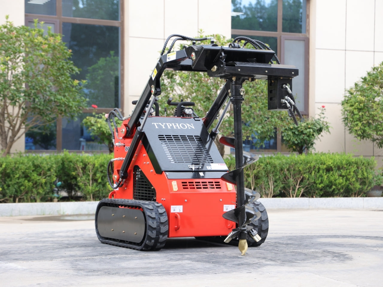 Skid Steer Loader Earth Auger Attachment - New Excavator For Sale