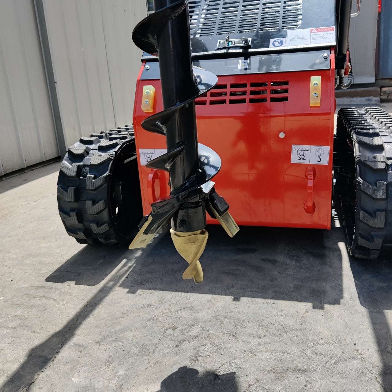 Skid Steer Loader Earth Auger Attachment - New Excavator For Sale