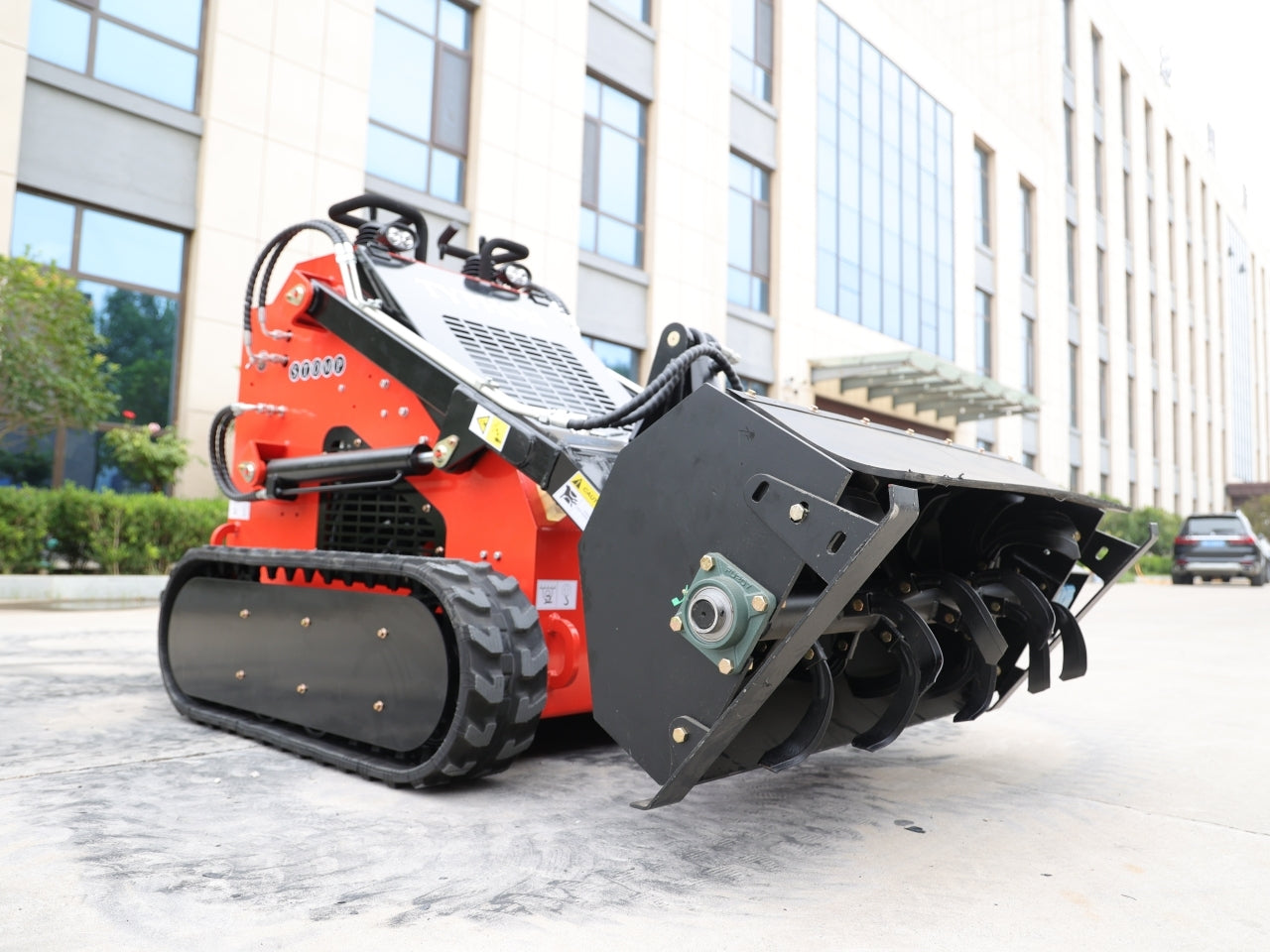 Skid Steer Loader Rotary Plow Tiller Attachment - New Excavator For Sale