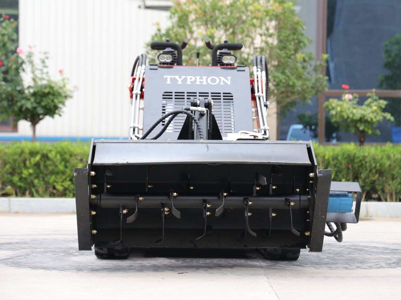 Skid Steer Loader Rotary Plow Tiller Attachment - New Excavator For Sale