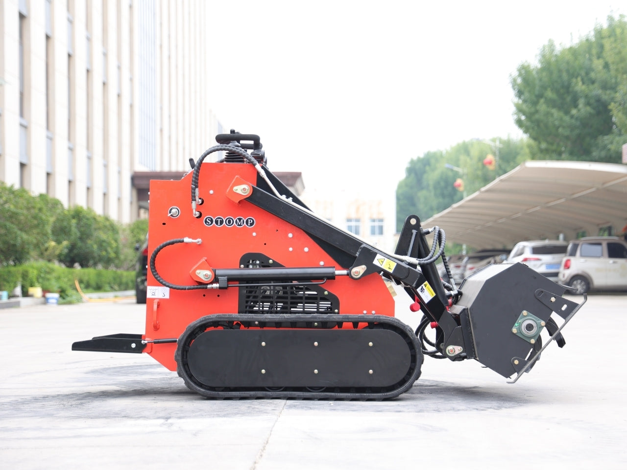 Skid Steer Loader Rotary Plow Tiller Attachment - New Excavator For Sale