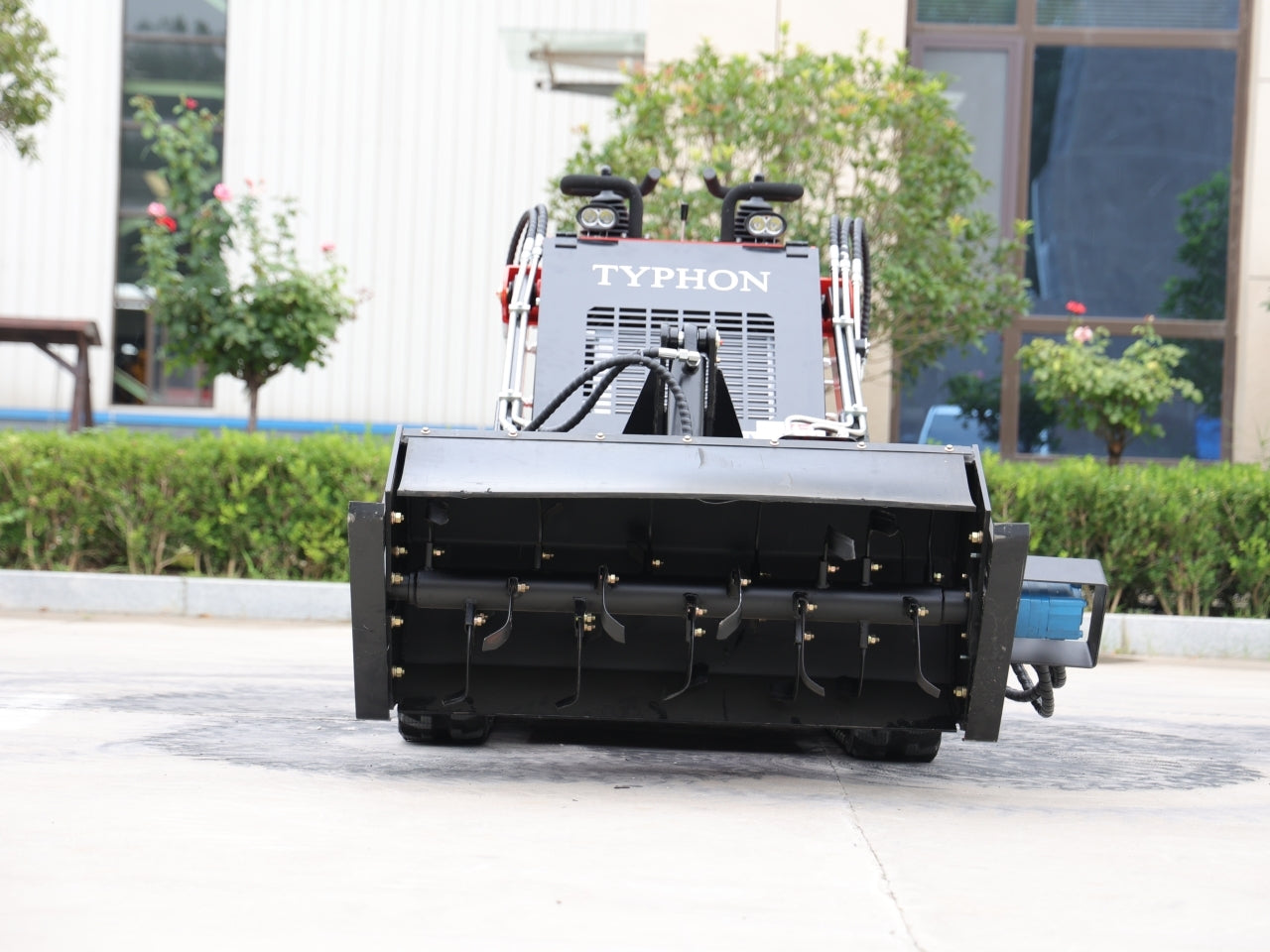 Skid Steer Loader Rotary Plow Tiller Attachment - New Excavator For Sale