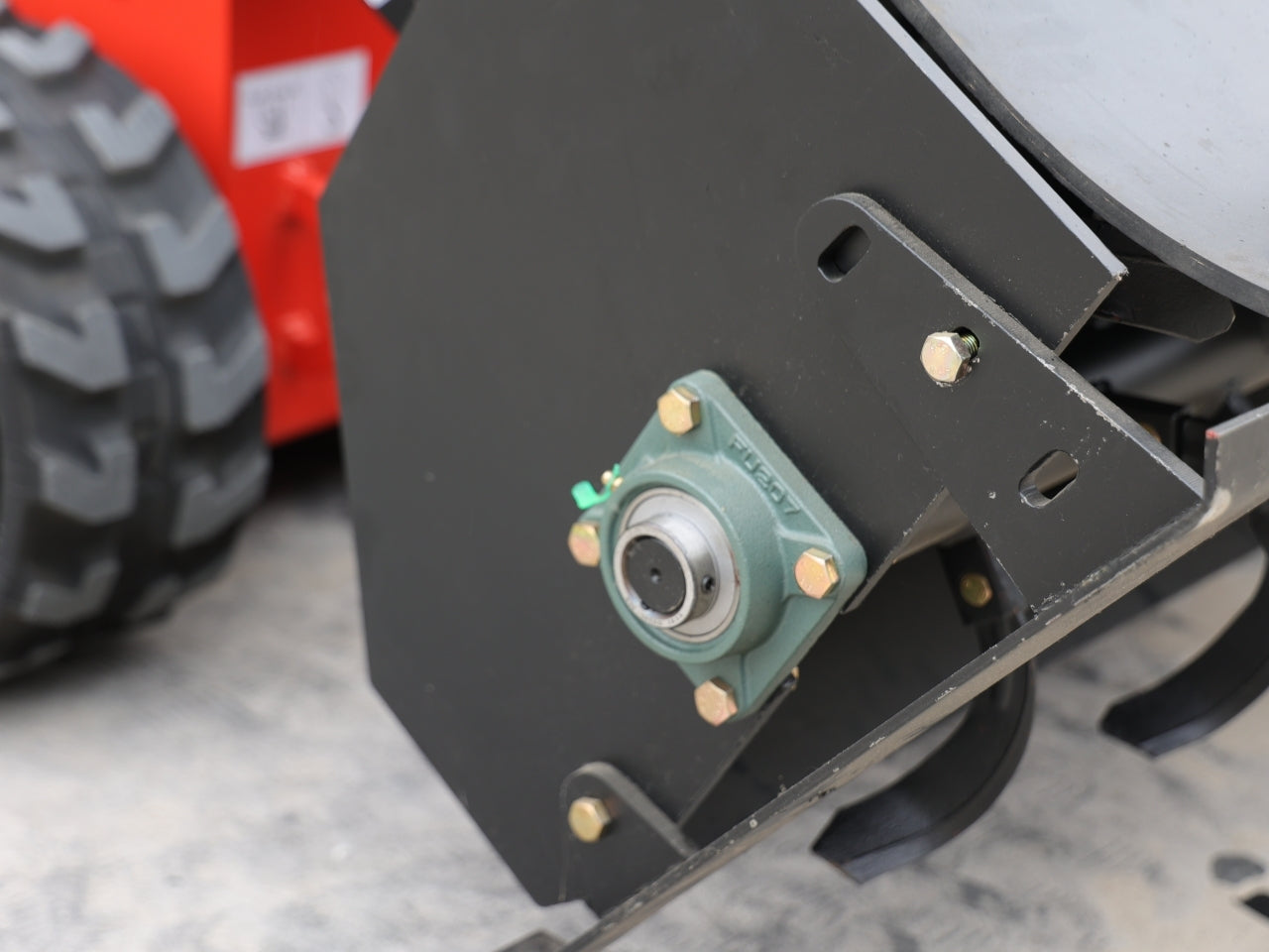 Skid Steer Loader Rotary Plow Tiller Attachment - New Excavator For Sale