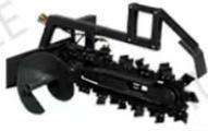 TYPHON Skid Steer Loader Trencher Attachment - New Excavator For Sale