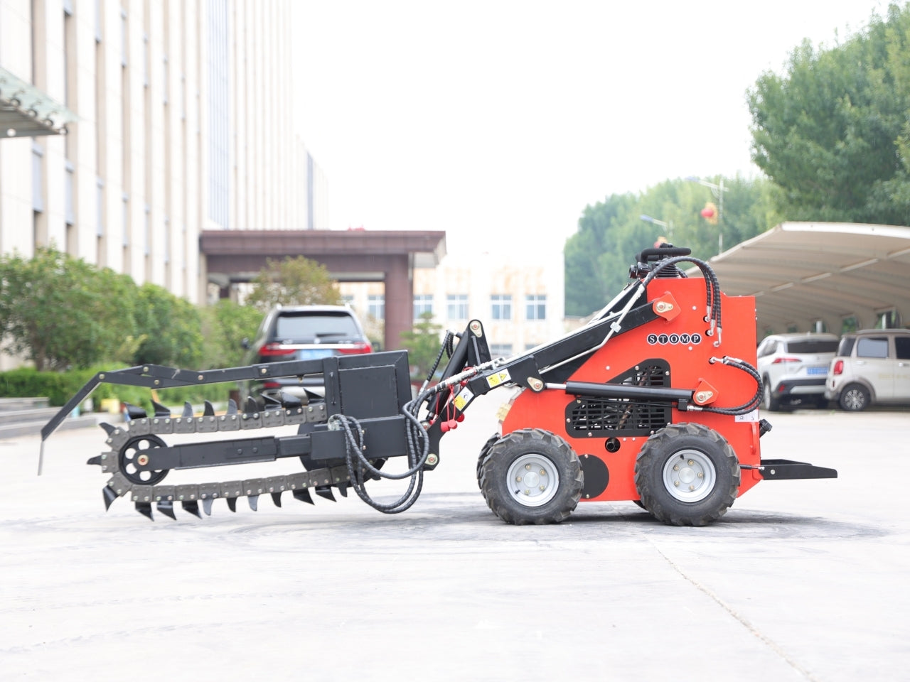 TYPHON Skid Steer Loader Trencher Attachment - New Excavator For Sale