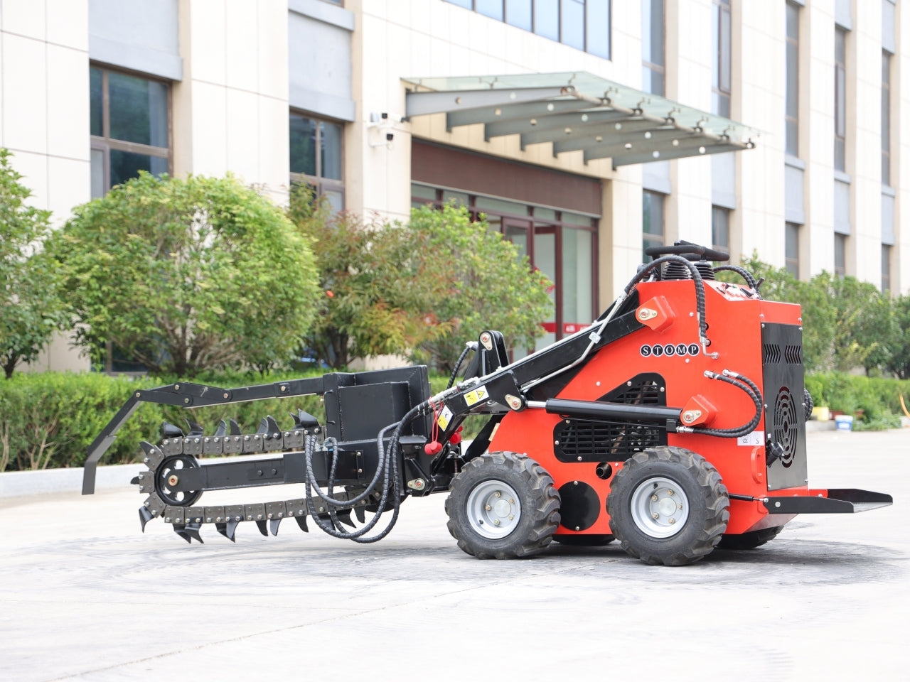 TYPHON Skid Steer Loader Trencher Attachment - New Excavator For Sale