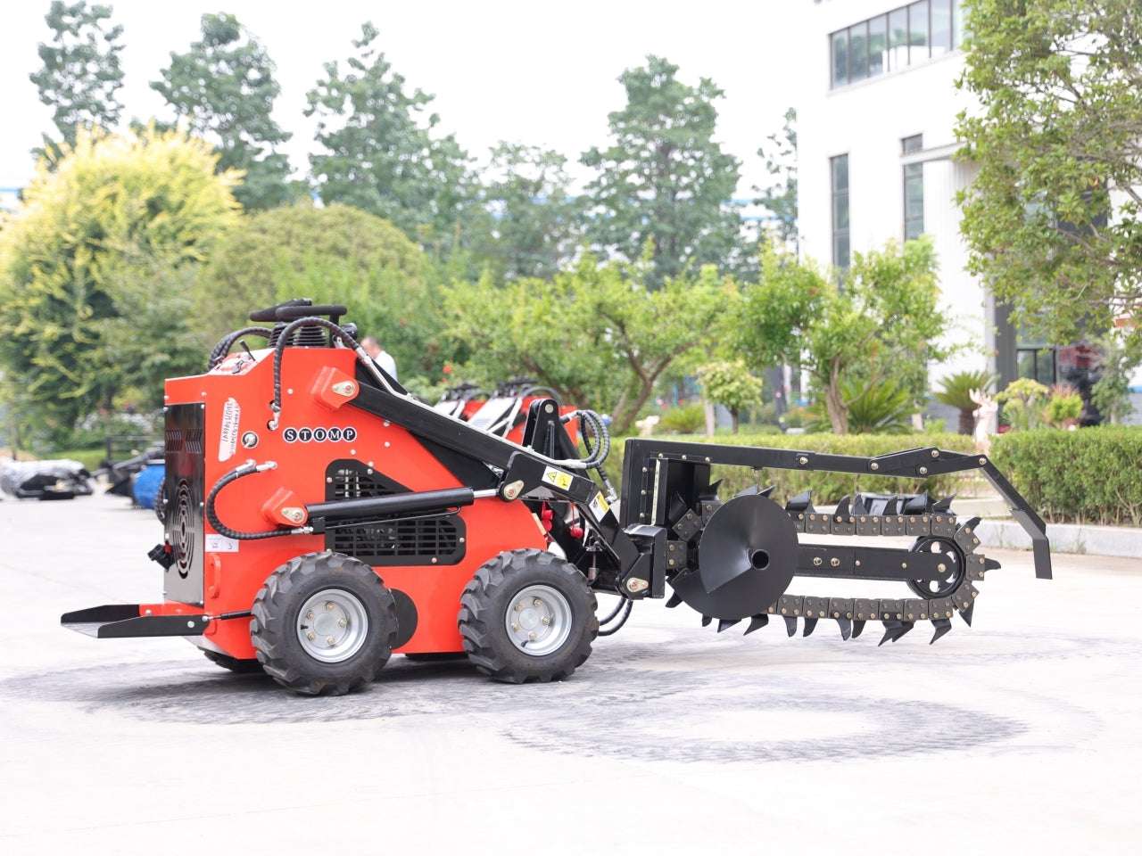 TYPHON Skid Steer Loader Trencher Attachment - New Excavator For Sale