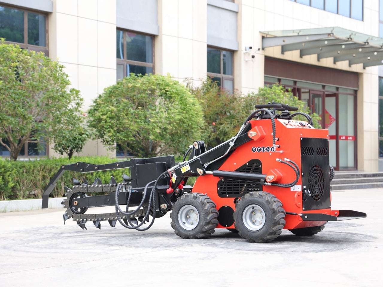 TYPHON Skid Steer Loader Trencher Attachment - New Excavator For Sale