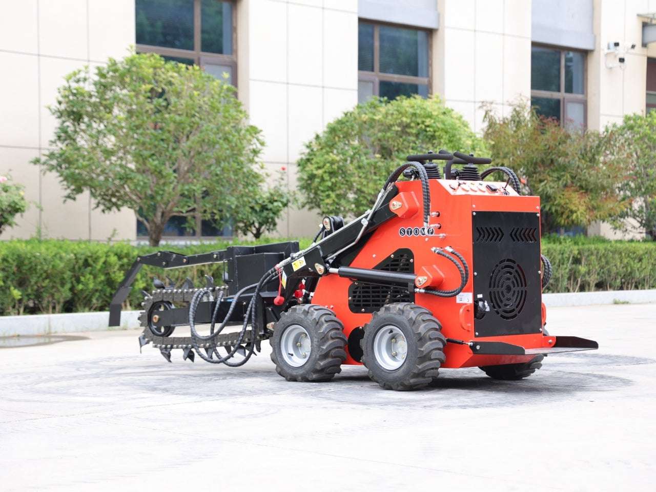TYPHON Skid Steer Loader Trencher Attachment - New Excavator For Sale