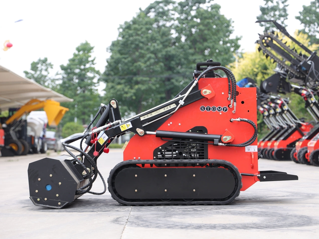 Skid Steer Loader Attachment Trench Filler - New Excavator For Sale