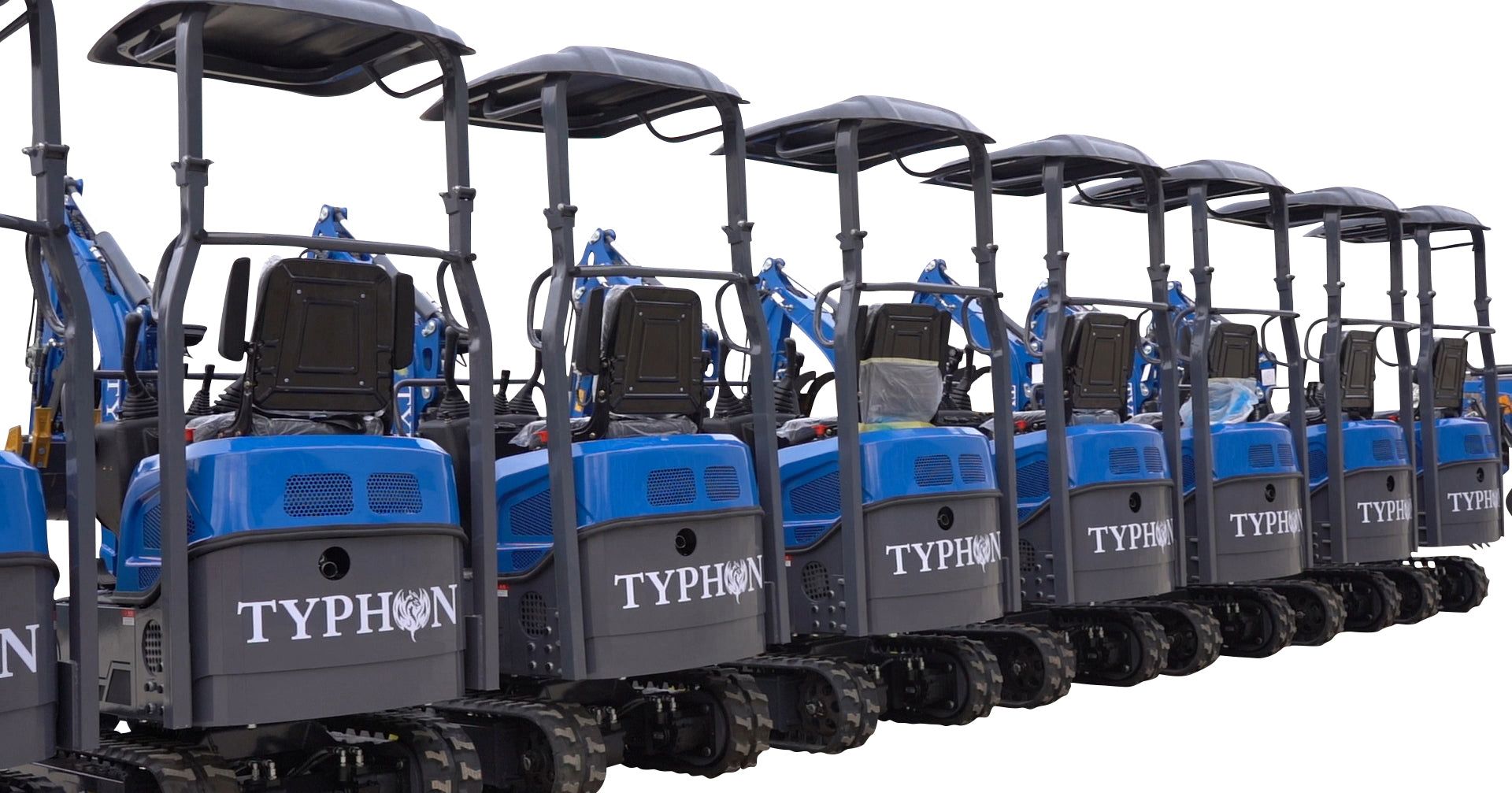 TYPHON TERROR XI STORM Mini Excavator – 1.1 Ton Trench Digger
