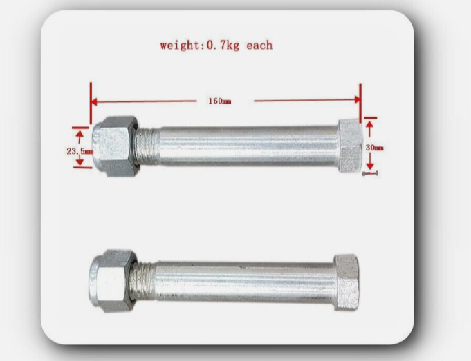 Pins for TYPHON Excavators Up to 2 Tons - Pack of 4
