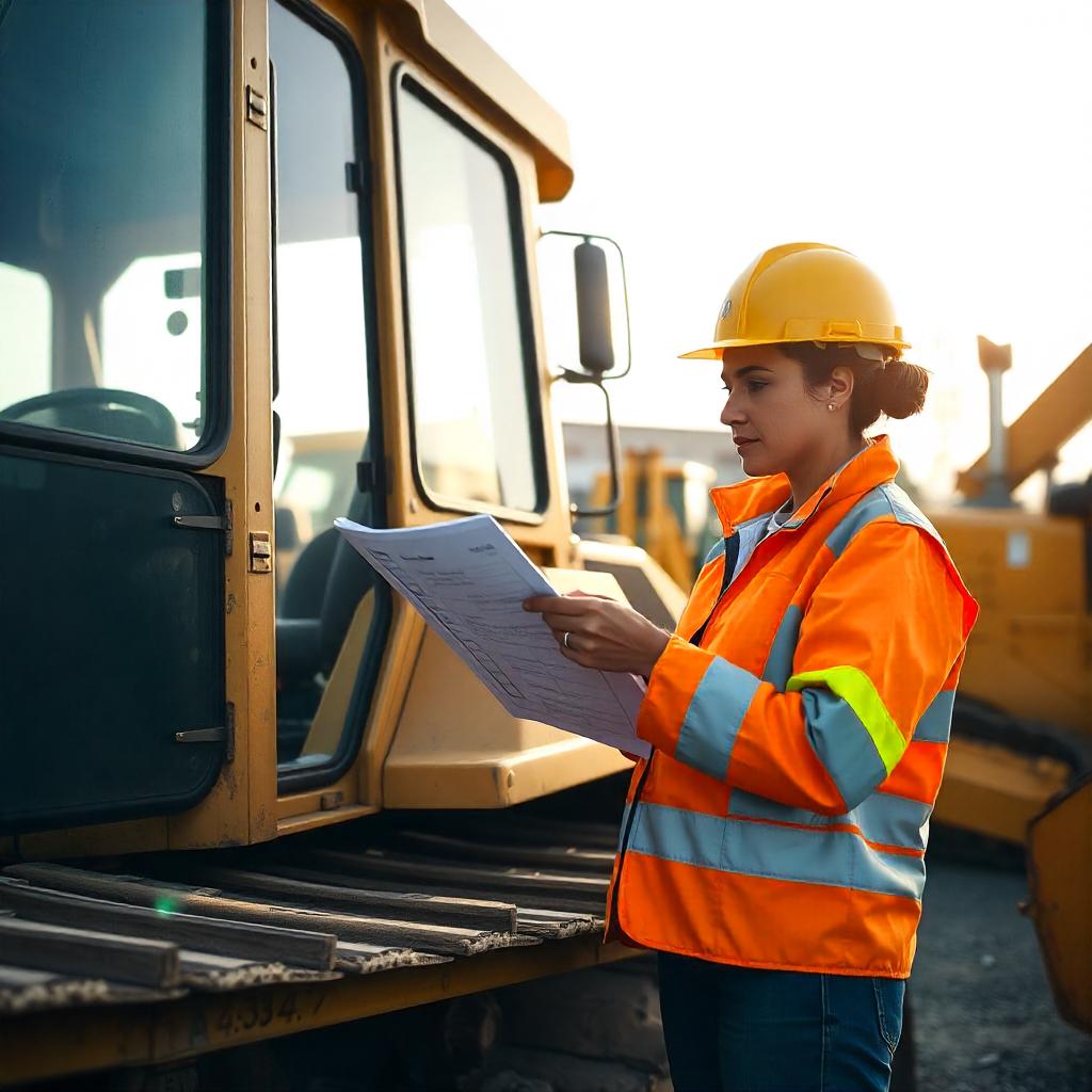 Construction machinery maintenance