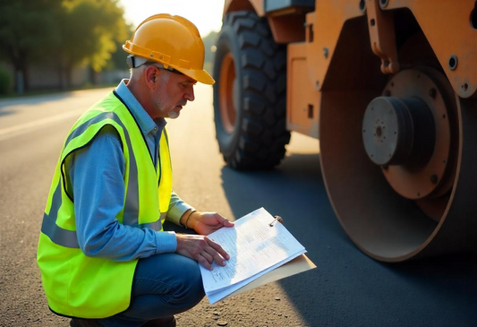 Road Roller Safety Inspection Checklist
