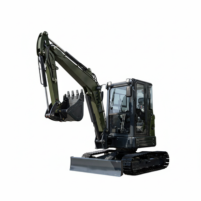 TYPHON KUVOU 4.0 mini excavator Kubota D1703 Diesel engine with 4Ton Operating Weight AC/ Heater