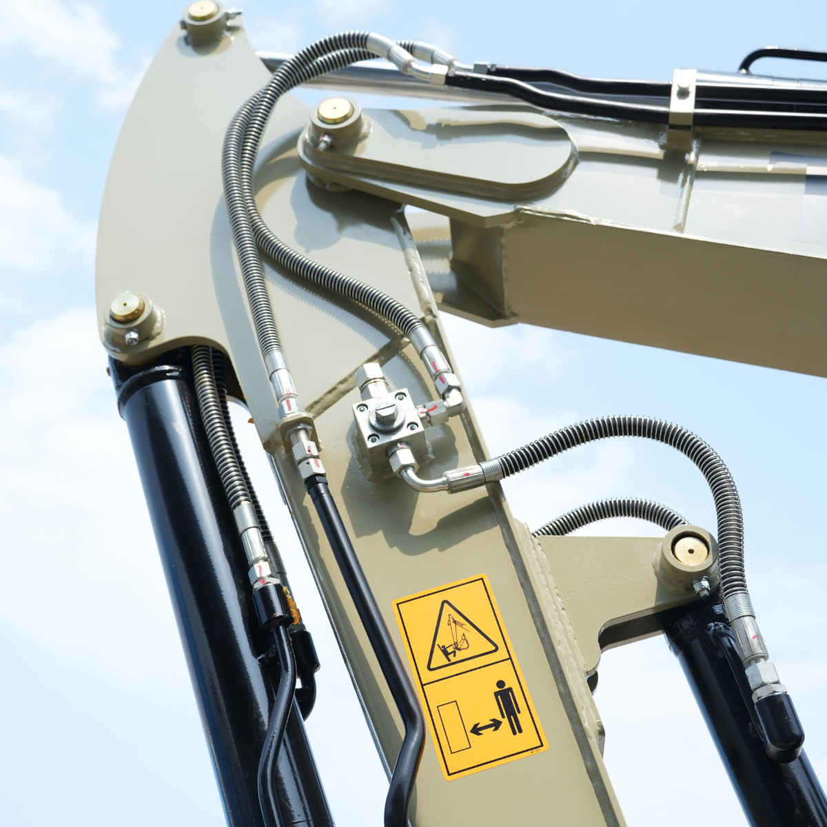TYPHON Terror IV PROPACT Series 9,000 lb Mini Excavator with Kubota D1703 Diesel, AC/Heater & Zero Tail Swing