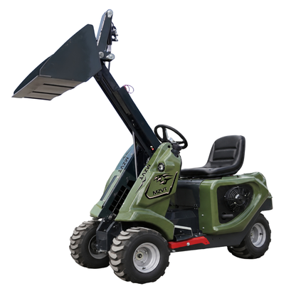 TYPHON MZVT Mini Wheel Loader 22 HP Honda GX690 772 LB Lift Hydraulic Bucket