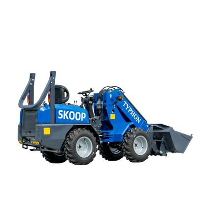 TYPHON SKOOP Wheel Loader with Kubota D1105 diesel engine 25 hp 1 ton Load USA