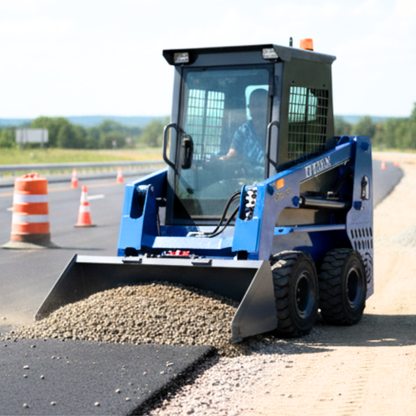 TYPHON STOMP 509 Mini Skid Steer 1.4ton with Kubota D1105  25hp  water cooled 4-Cycle Diesel engine