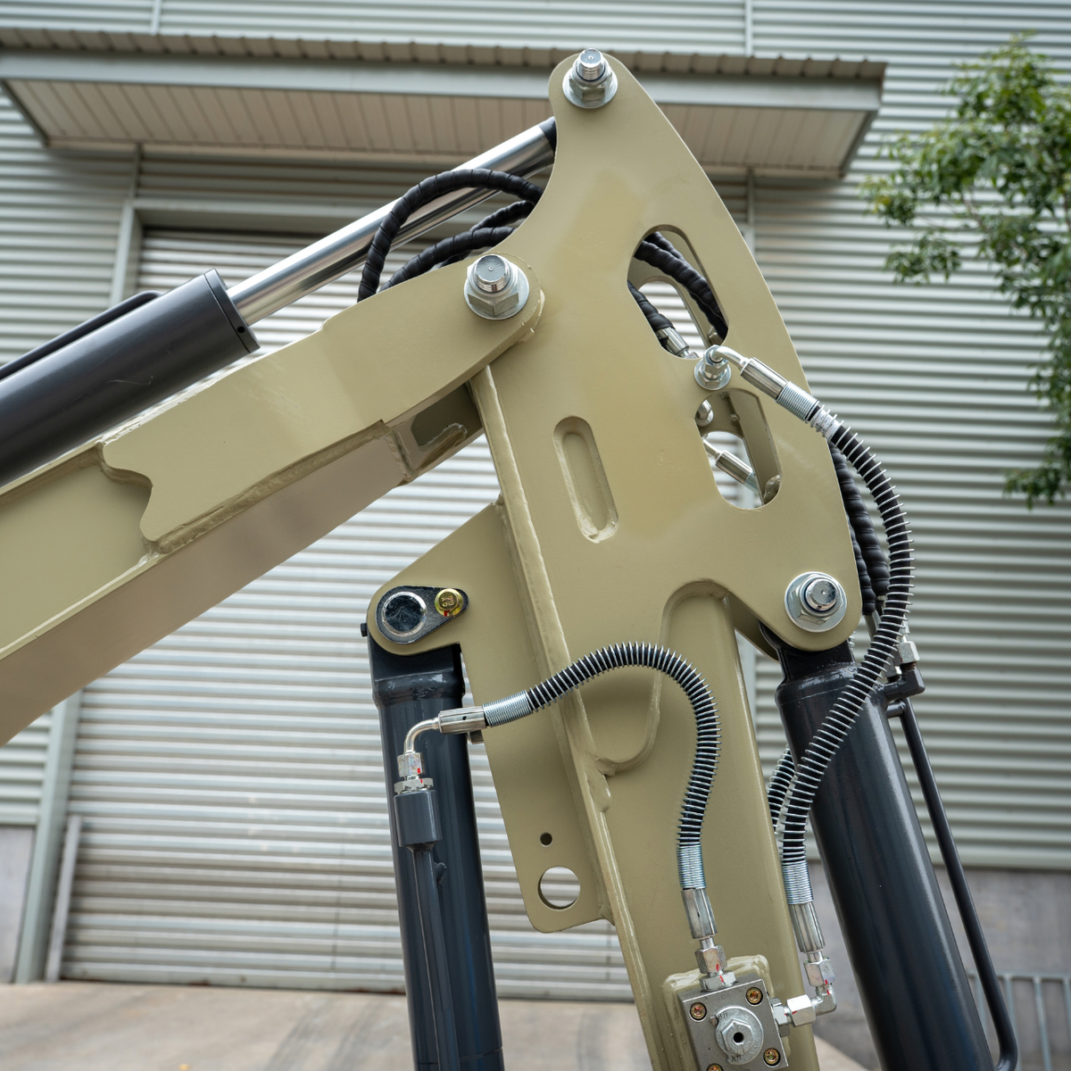 TYPHON TERROR XVII PRO 3,800 lb mini excavator with a Kubota D902 diesel engine, 360° swing, hydraulic thumb, and dozer blade.