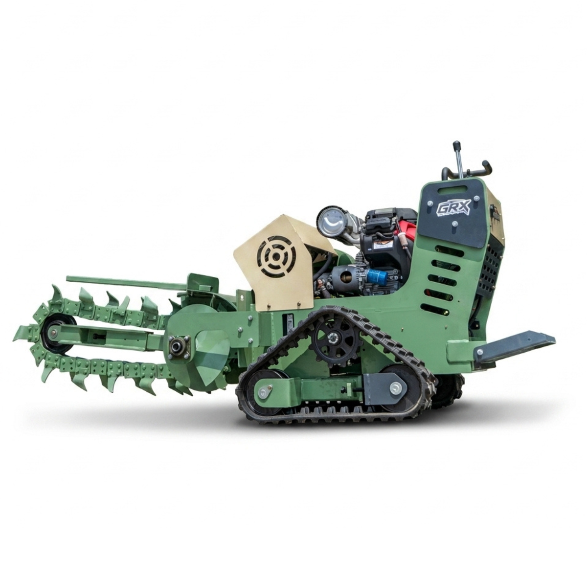TYPHON GroundRipper GRX1 Compact Track Trencher 29.5" Trenching Depth, Honda GX690  Konstructz Series