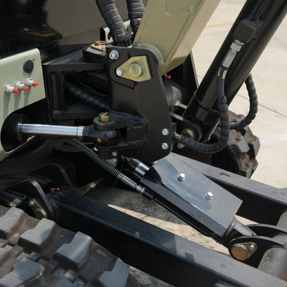 TYPHON TERROR III PROPACT Series Mini Excavator 6,000 lb Kubota D1105, Zero Tail Swing, AC/Heater