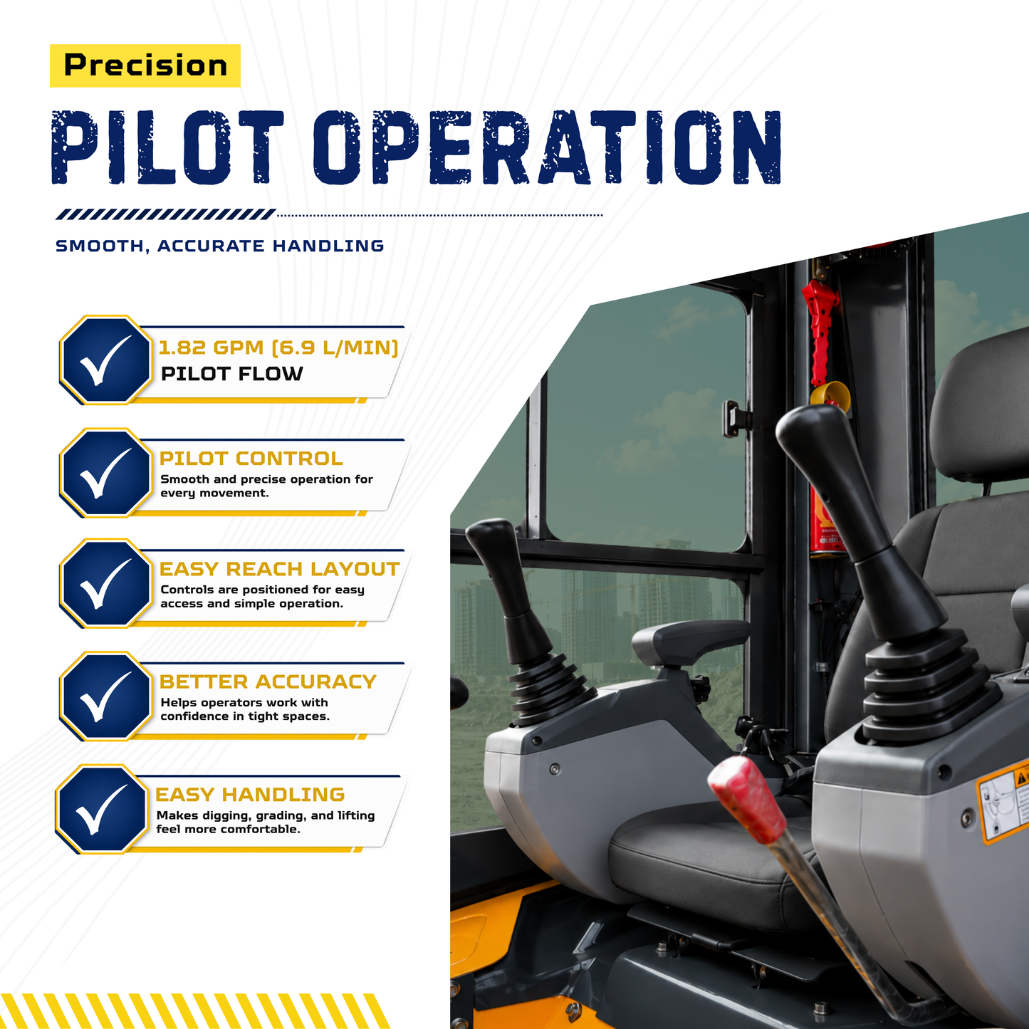 TYPHON TERROR XVII PRO Prestige Edition 4000 lb Mini Excavator Kubota D902 Diesel Engine Boom Swing Retractable Tracks  AC & Heater Hydraulic Thumb