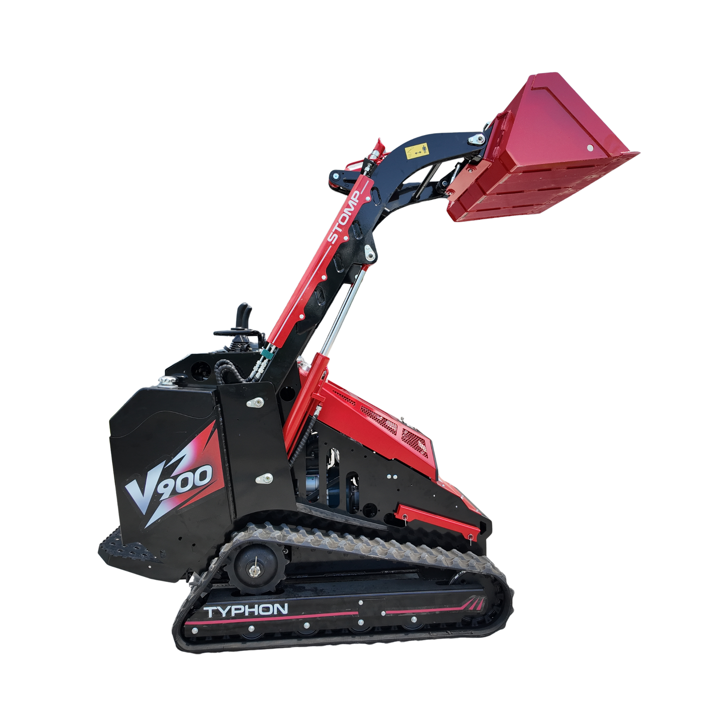 Typhon Stomp V900 Mini Track Loader Kubota D1105 25HP Diesel  Stand-On Skid Steer  EPA / EU Stage V