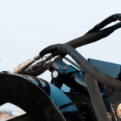 Heavy-Duty Forestry Mulcher Attachment for Mini Skid Steer TYPHON STOMP X1300 & 509 - New Excavator For Sale