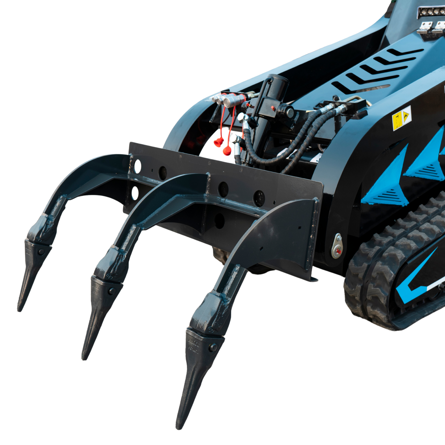 3-Tooth Mini Skid Steer Ripper Attachment – Fits TYPHON STOMP X1300 & STOMP 509 - New Excavator For Sale