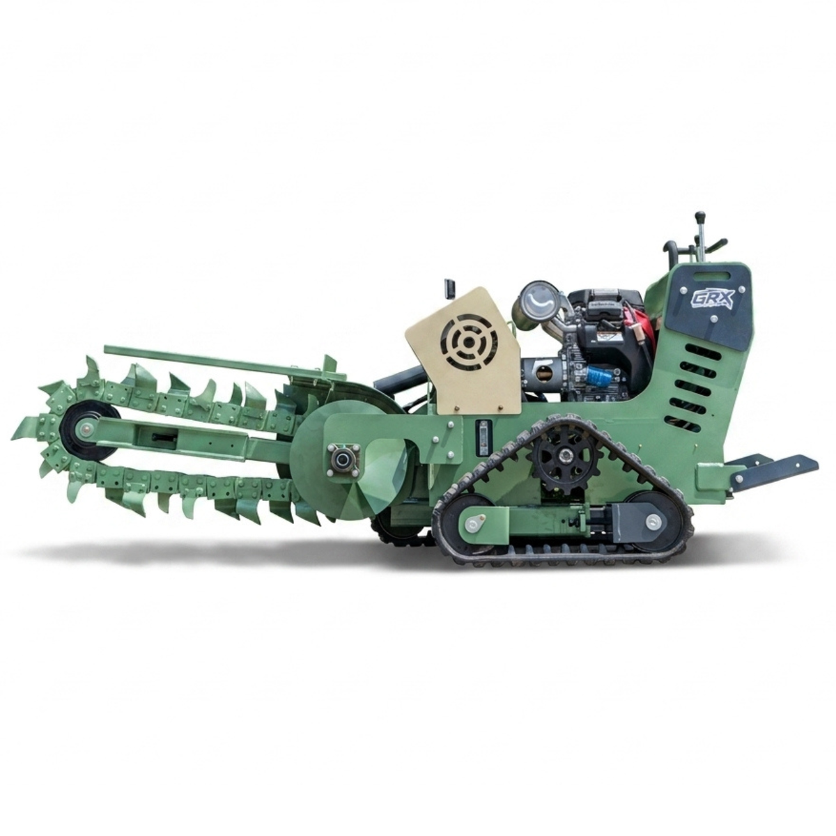 TYPHON GroundRipper GRX1 Compact Track Trencher 29.5" Trenching Depth, Honda GX690  Konstructz Series